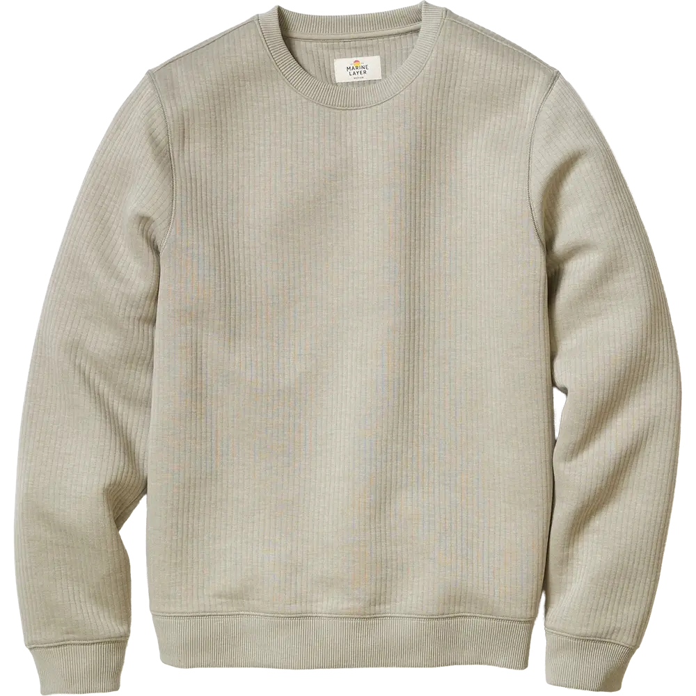 Marine Layer Corbet Quilted Crewneck