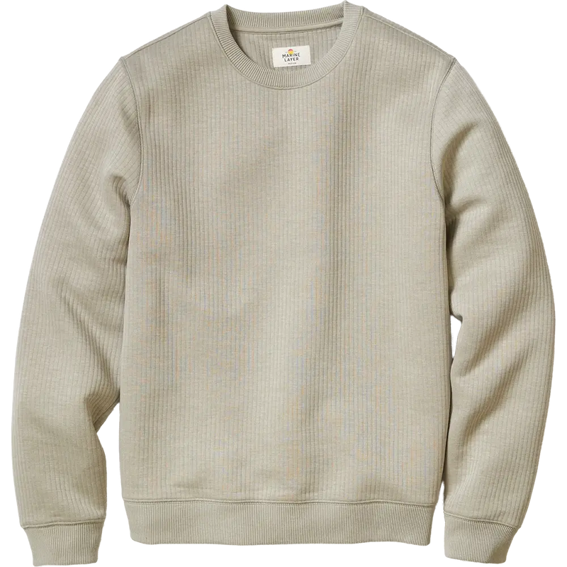 Marine Layer Corbet Quilted Crewneck