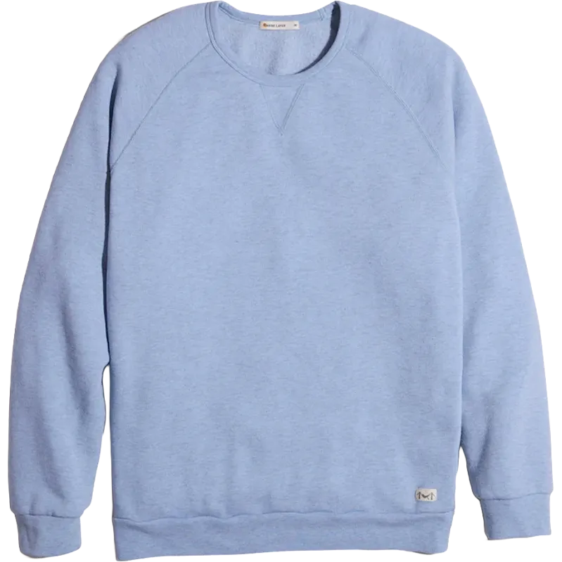 Marine Layer  Re-Spun Custom Dyed Sherpa Crew Pullover