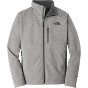 The North Face Apex Barrier soft shell jacket in medium gray