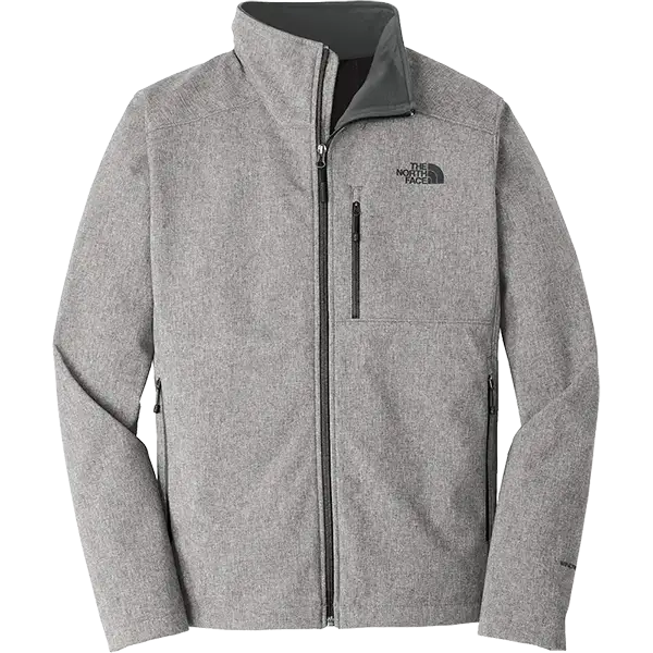 The North Face Apex Barrier soft shell jacket in medium gray