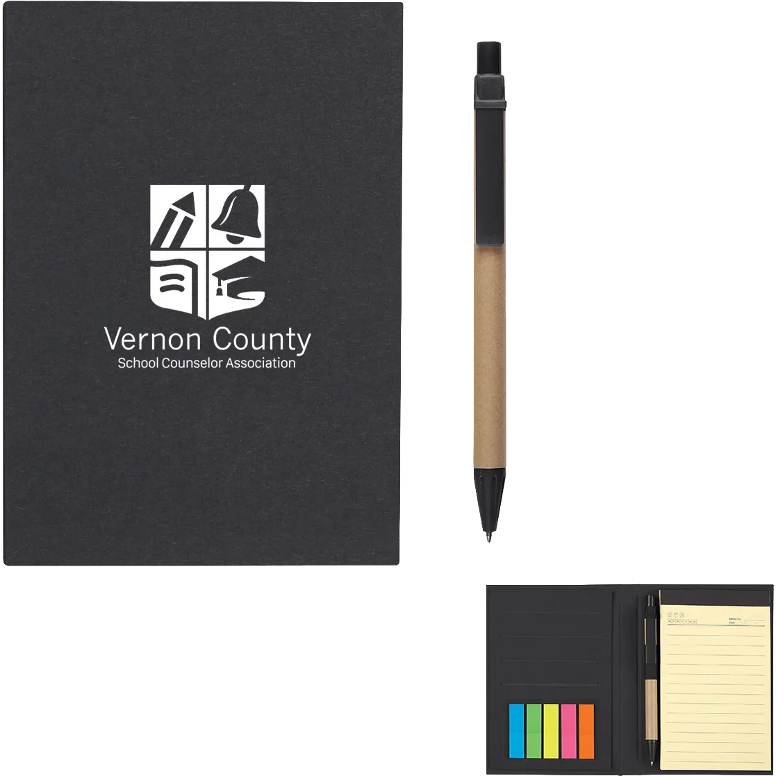 Meeting Mate Notebook With Pen And Sticky Flags