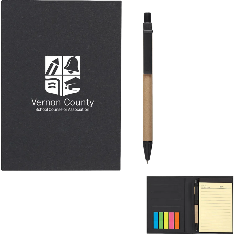 Meeting Mate Notebook With Pen And Sticky Flags