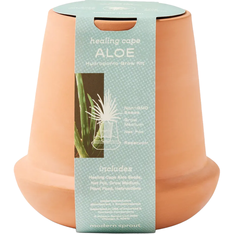 Modern Sprout® Modern Terracotta Grow Kit Aloe