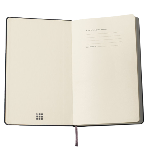 Moleskine® Hard Cover Plain Pocket Notebook