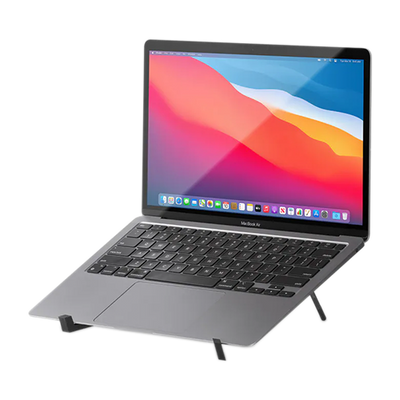 Laptop on a white background