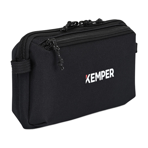 Black bag with Kemper logo on a white background
