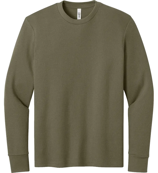 next-level-apparel-ideal-thermal-long-sleeve-tee-military-green-front.webp