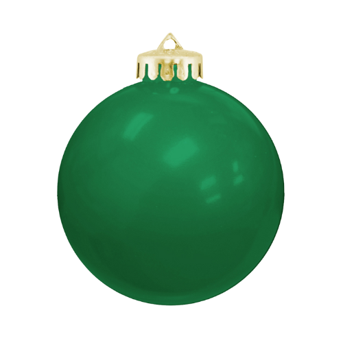 3¼" USA-Made Round Glossy Shatterproof Ornament