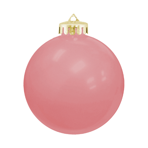 3¼" USA-Made Round Glossy Shatterproof Ornament
