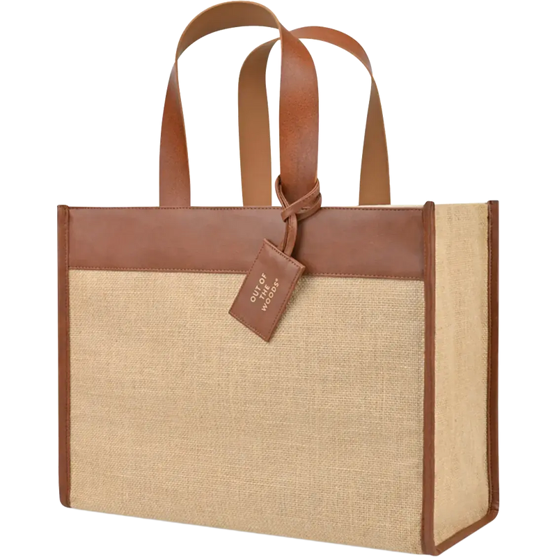 Out of the Woods® Jute Trim Box Tote