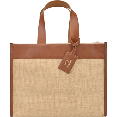 Out of the Woods® Jute Trim Box Tote