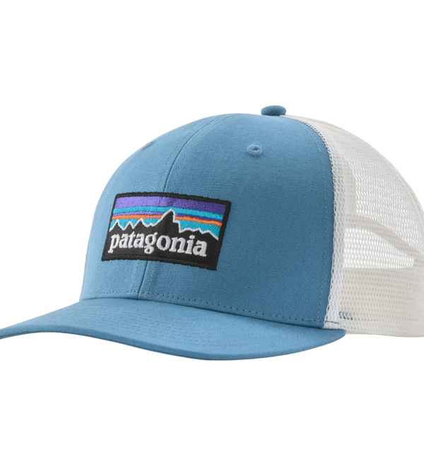 patagonia-p-6-logo-trucker-hat-shore-blue.webp