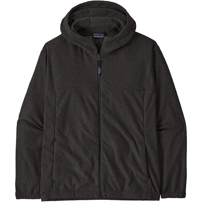 Patagonia Textured Fleece full-zip hoodie in black