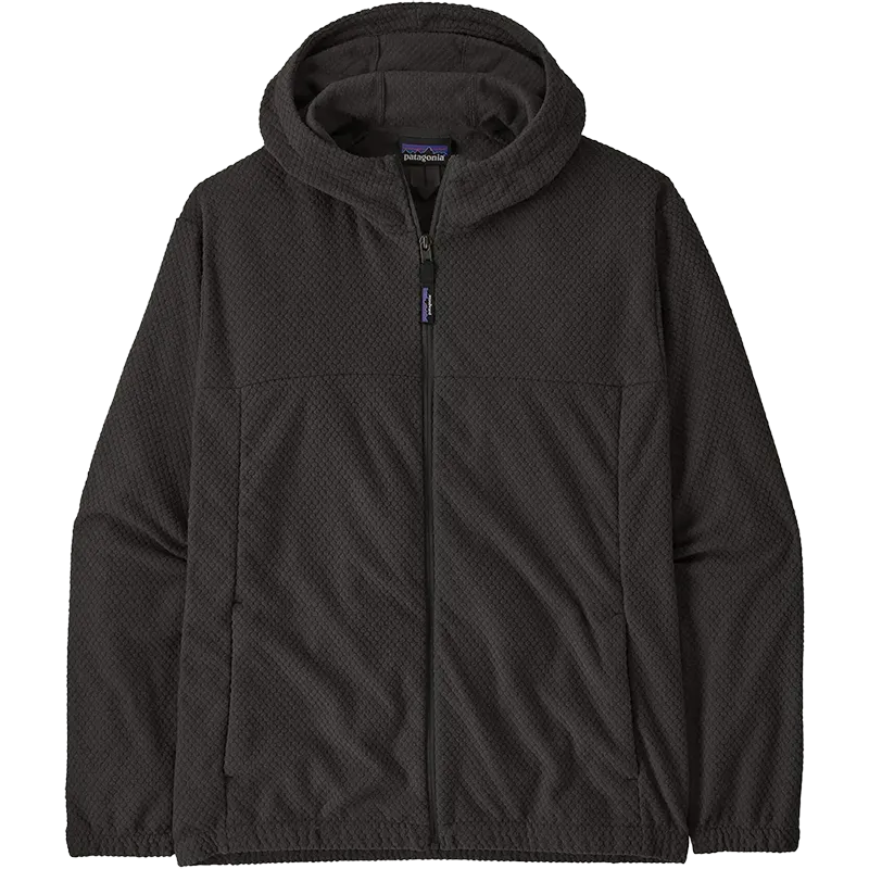 Patagonia Textured Fleece full-zip hoodie in black