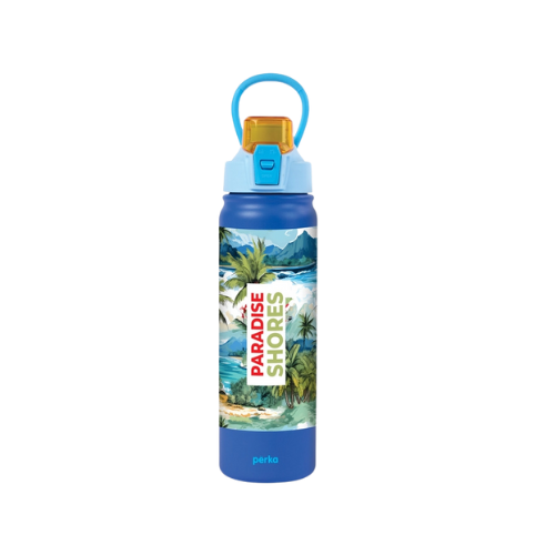 Perka Rex Fresh Double Wall, Recycled Stainless Steel Water Bottle 24oz