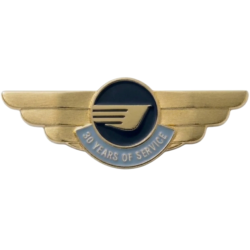 Die Struck Enamel  Lapel Pin - Year 30