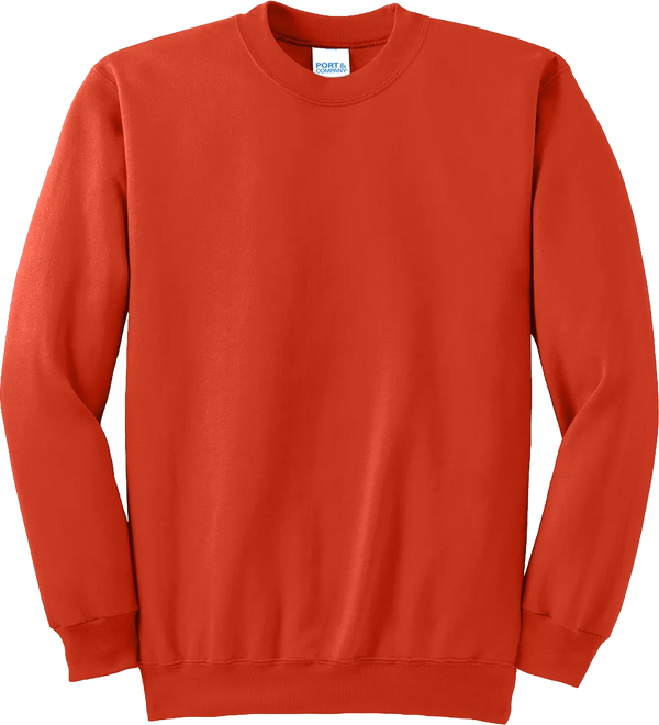 port-and-co-essential-fleece-crewneck-sweatshirt-orange-front.webp