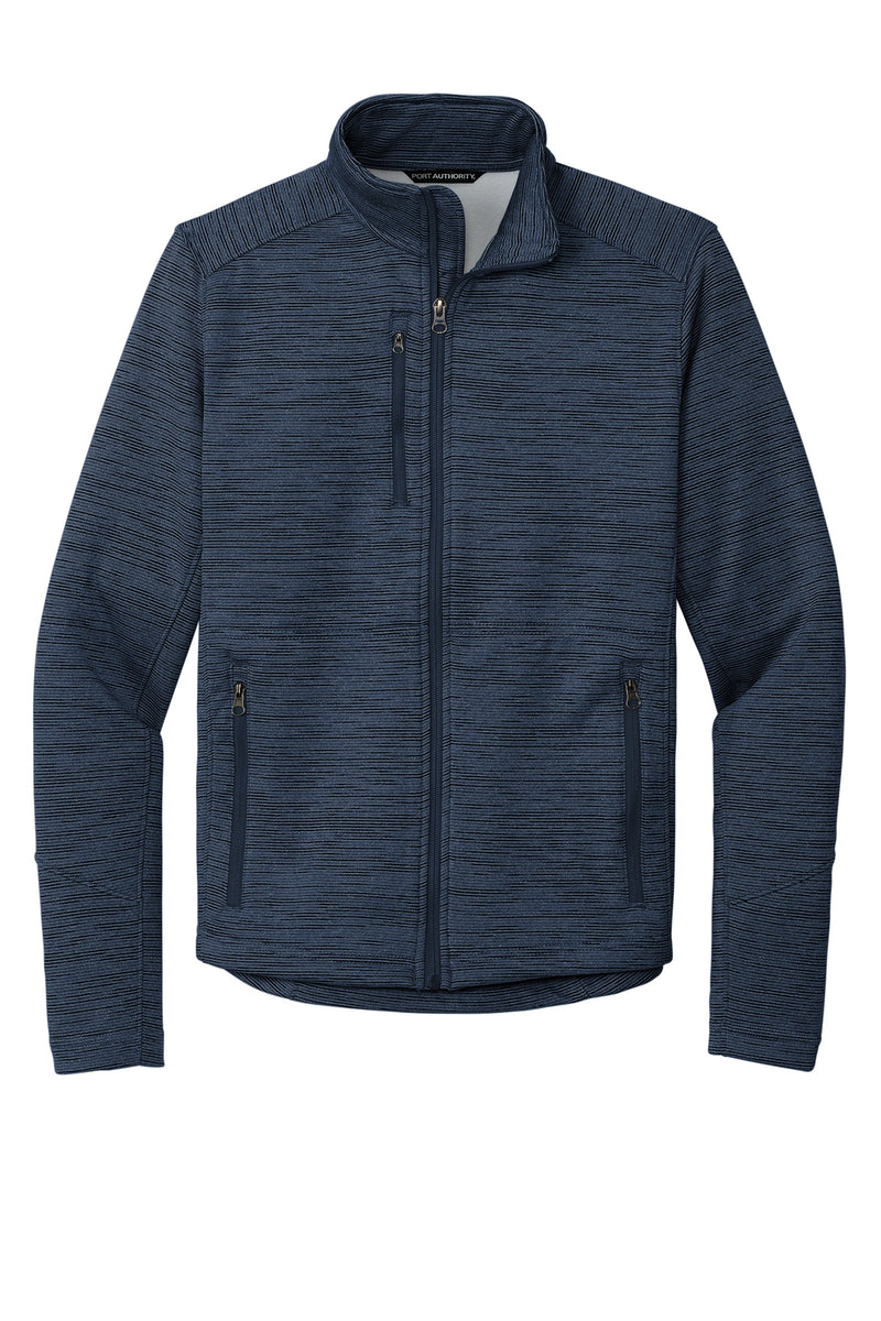 Port Authority® Digi Stripe Fleece Jacket