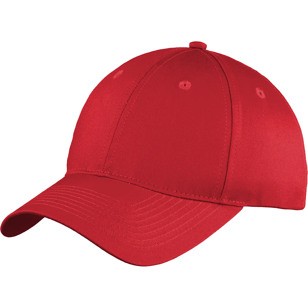 Port Authority® Six-Panel Unstructured Twill Cap