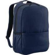 Port Authority Access Square backpack in River Blue/Navy with front zip compartment