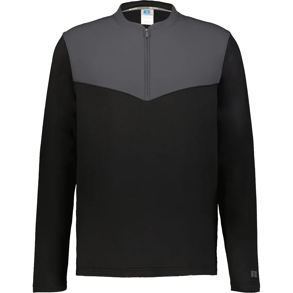Russell Athletic Sideline Grid Fleece Quarter-Zip Pullover
