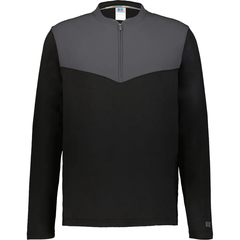 Russell Athletic Sideline Grid Fleece Quarter-Zip Pullover