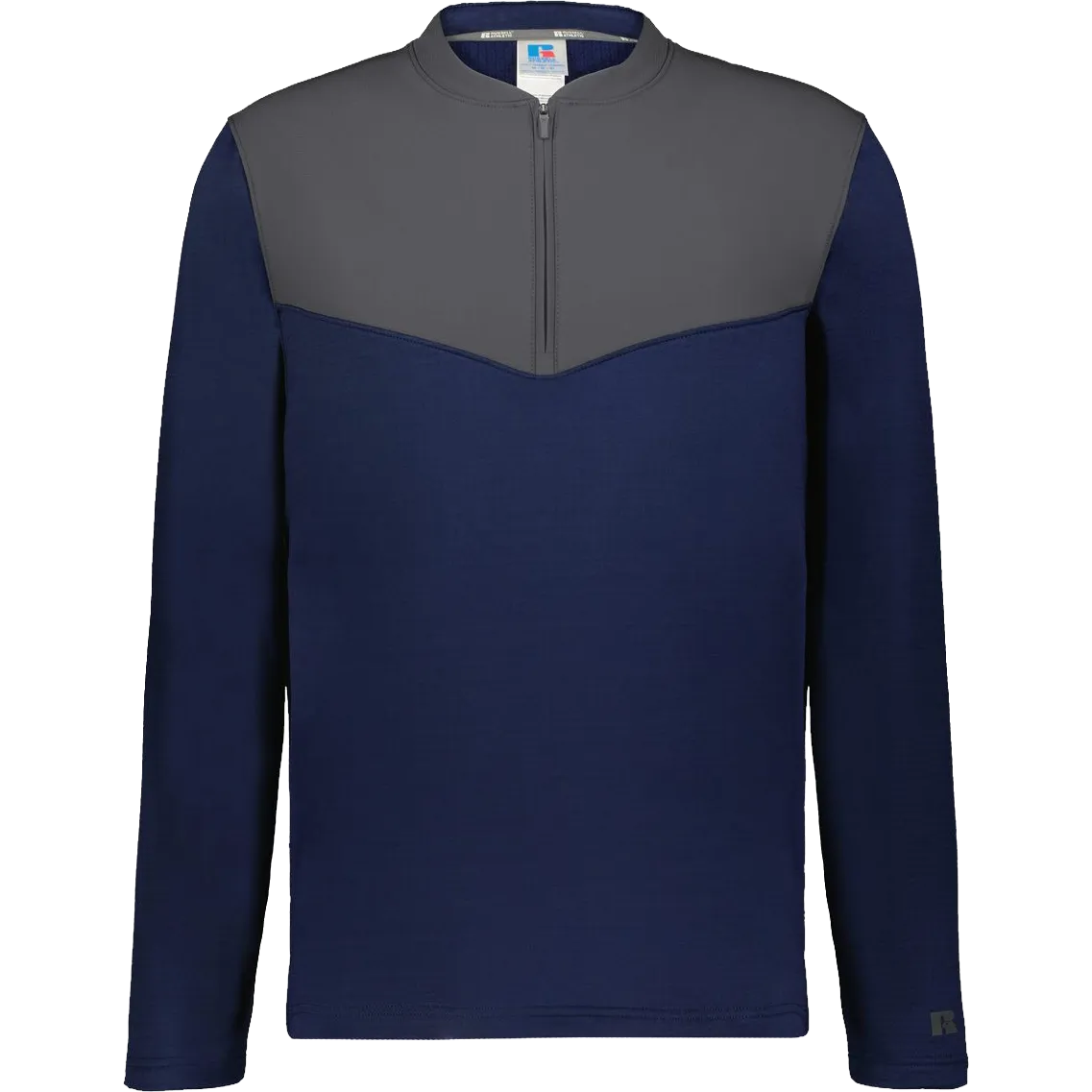 Russell Athletic Sideline Grid Fleece Quarter-Zip Pullover