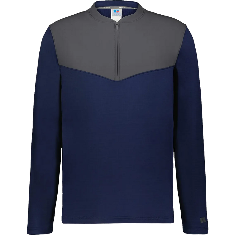 Russell Athletic Sideline Grid Fleece Quarter-Zip Pullover