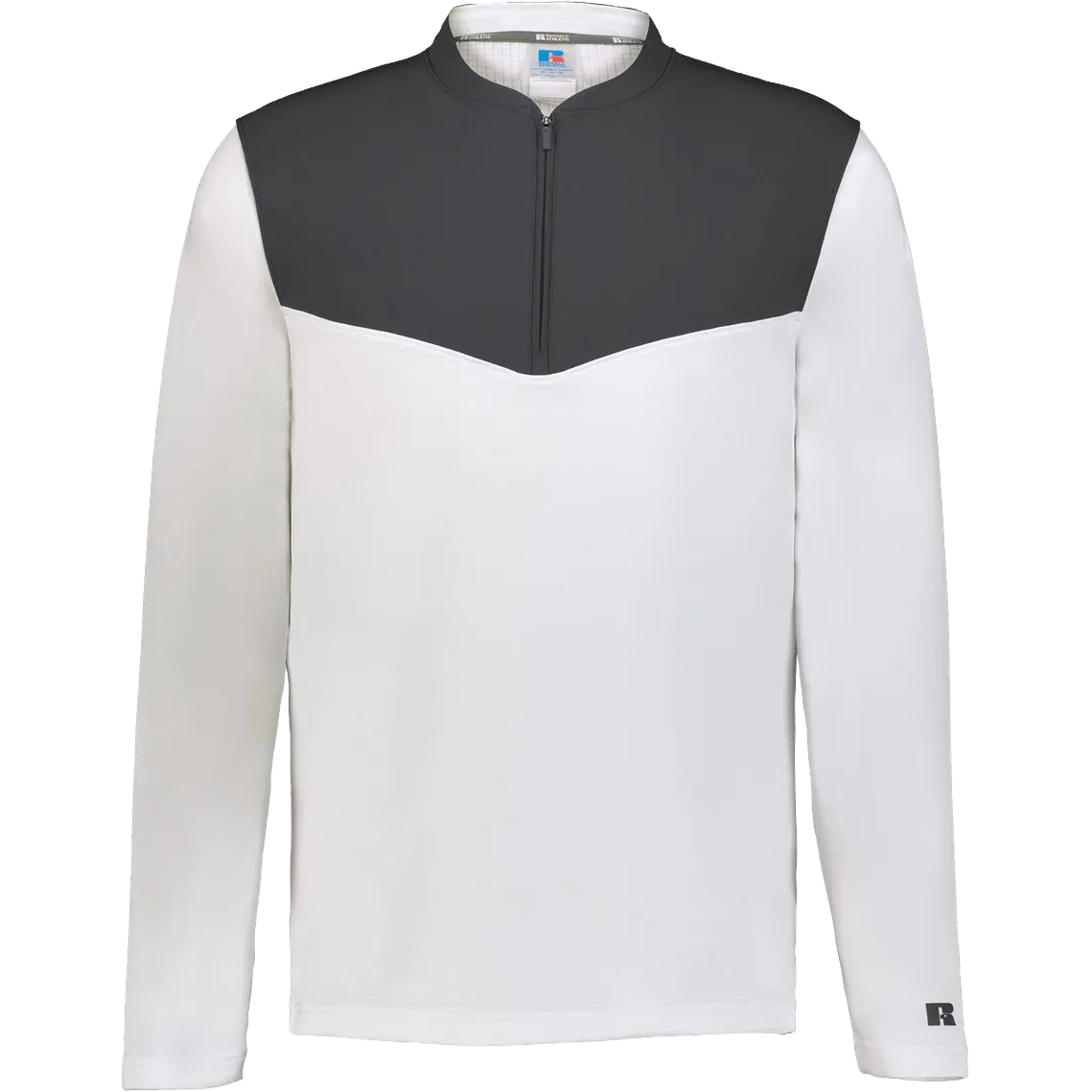 Russell Athletic Sideline Grid Fleece Quarter-Zip Pullover