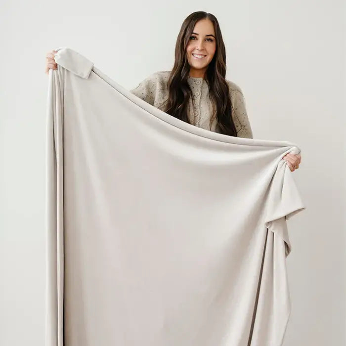 Saranoni Minky Stretch Throw Blankets - Throw 50”x 60”