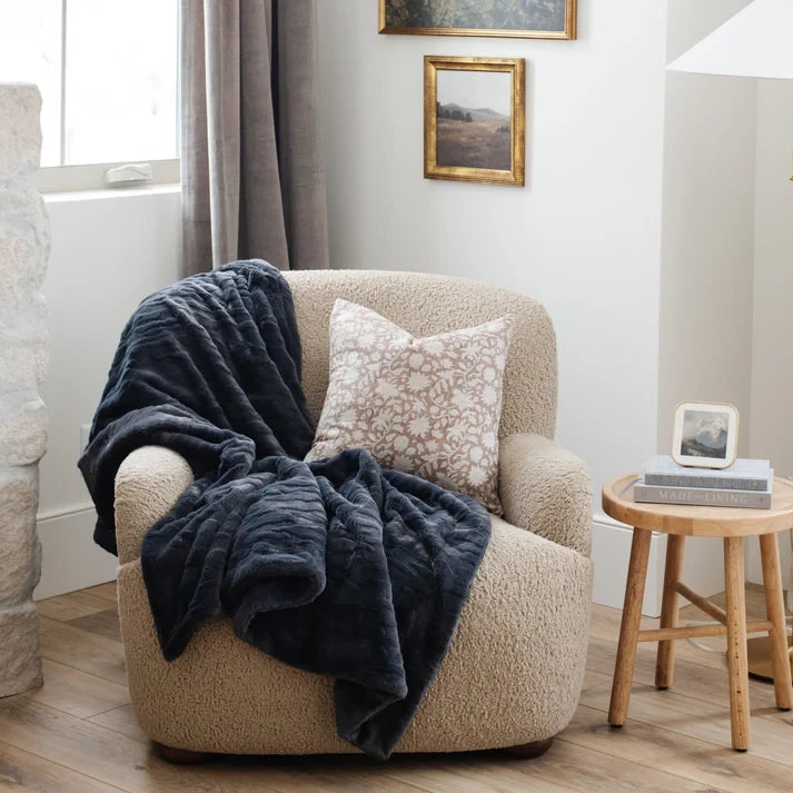 Saranoni Patterned Faux Fur Throw Blankets