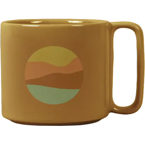 Short Nest Mug  Ceramic 10oz