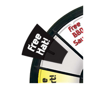 Spin 'N Win Prize Wheel Replacement Graphic Inserts Kit