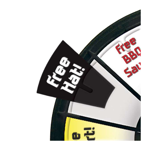 Spin 'N Win Prize Wheel Replacement Graphic Inserts Kit