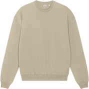 Beige sweatshirt on a white background