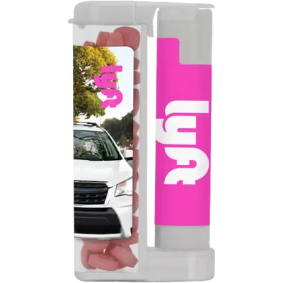 Sugar Free Mints in a Rectangular Flip-Top Duo w/ SPF 15 Lip Balm