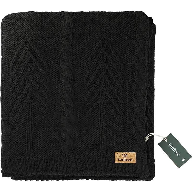 tentree Organic Cotton Cable Blanket