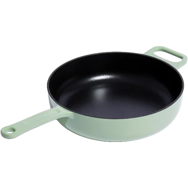 the-11-enameled-cast-iron-skillet-pan-shiso-green.webp