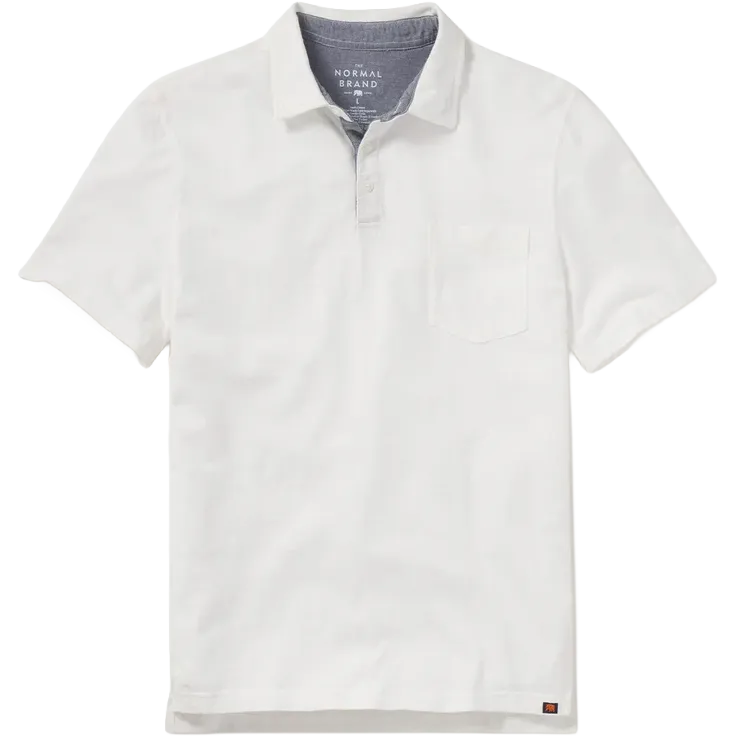The Normal Brand Vintage Slub Pocket Polo