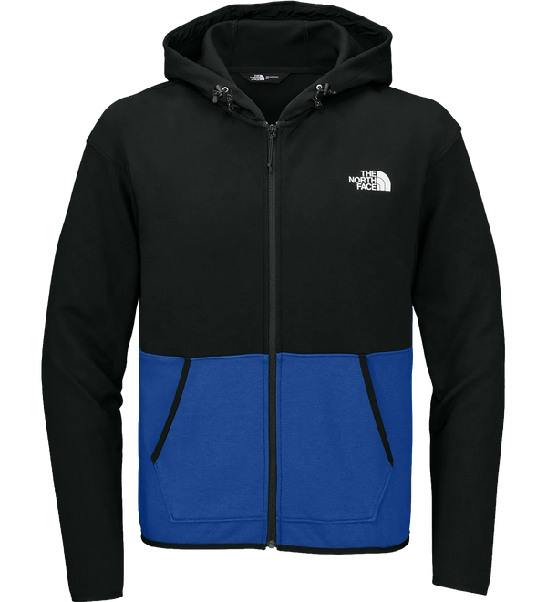 the-north-face-double-knit-full-zip-hoodie-tnf-blue-black-front.webp