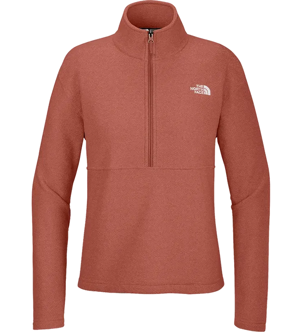 the-north-face-womens-textured-pine-grove-1-2-zip-mars-dust-heather-front.webp