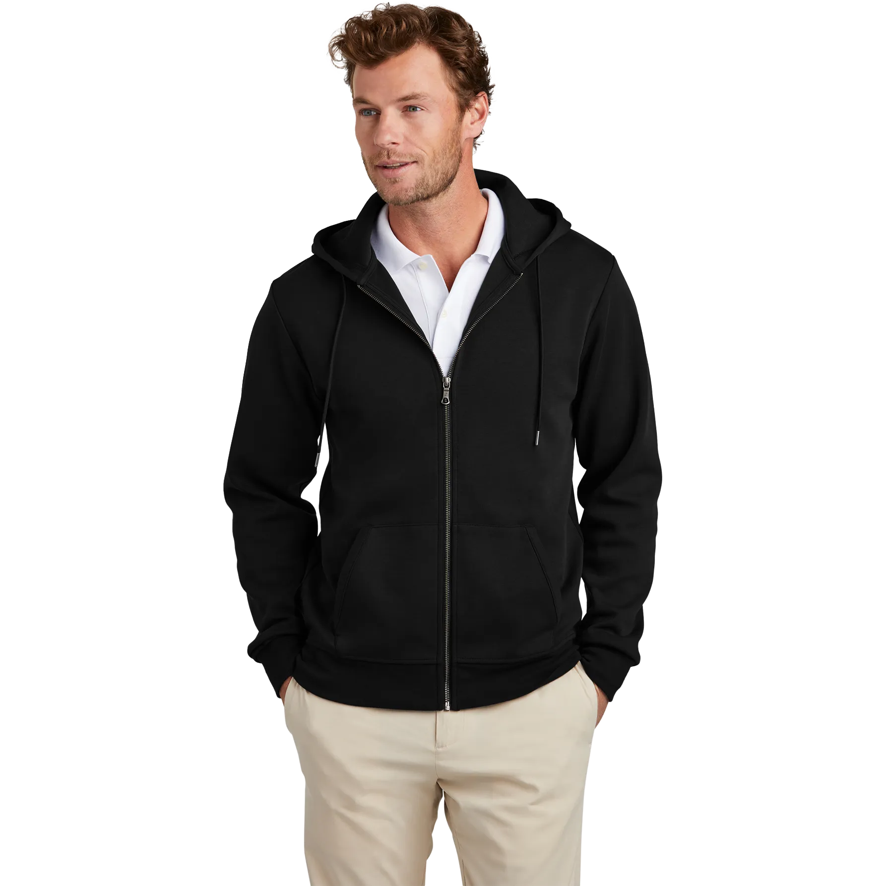 Brooks Brothers® Double-Knit Full-Zip Hoodie