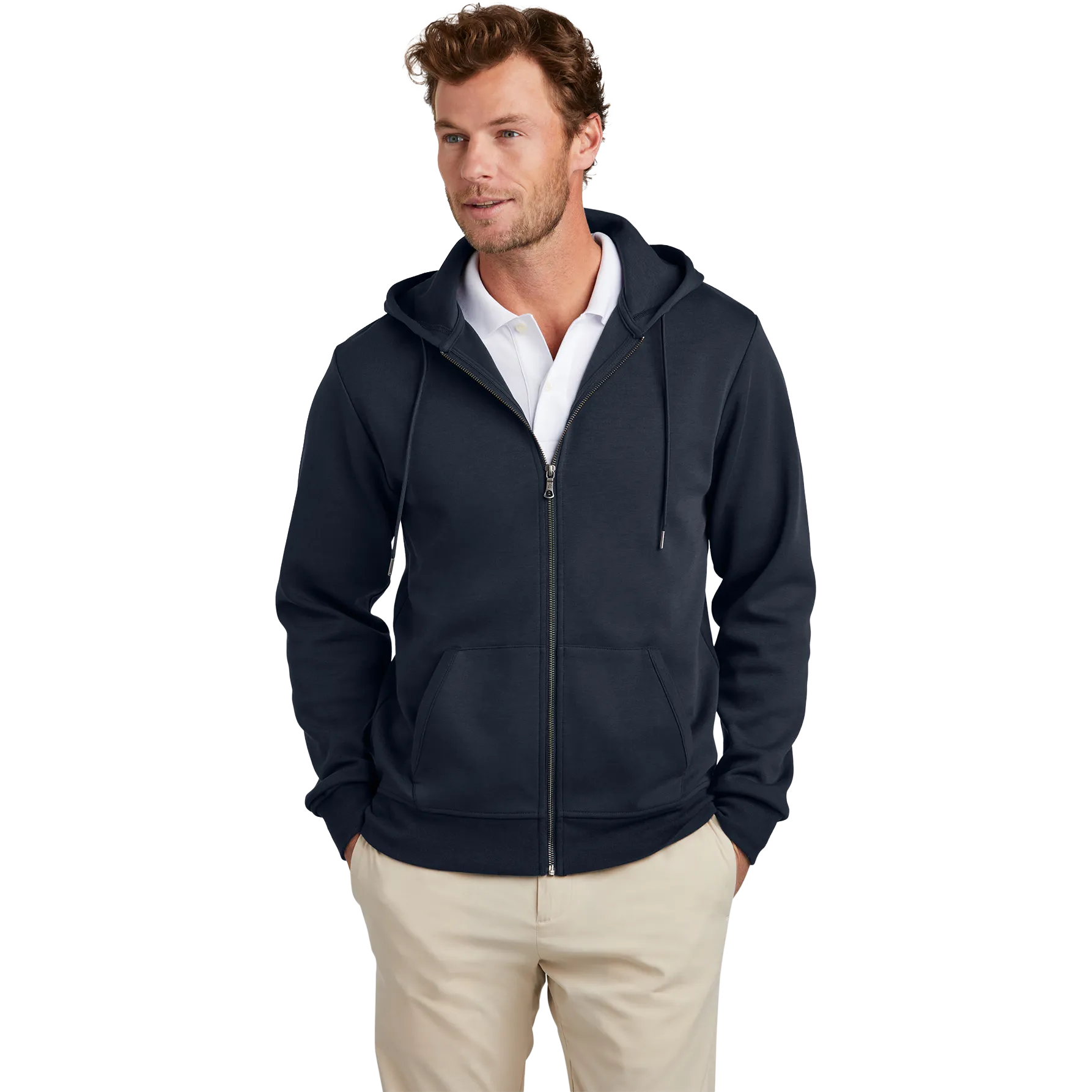 Brooks Brothers® Double-Knit Full-Zip Hoodie
